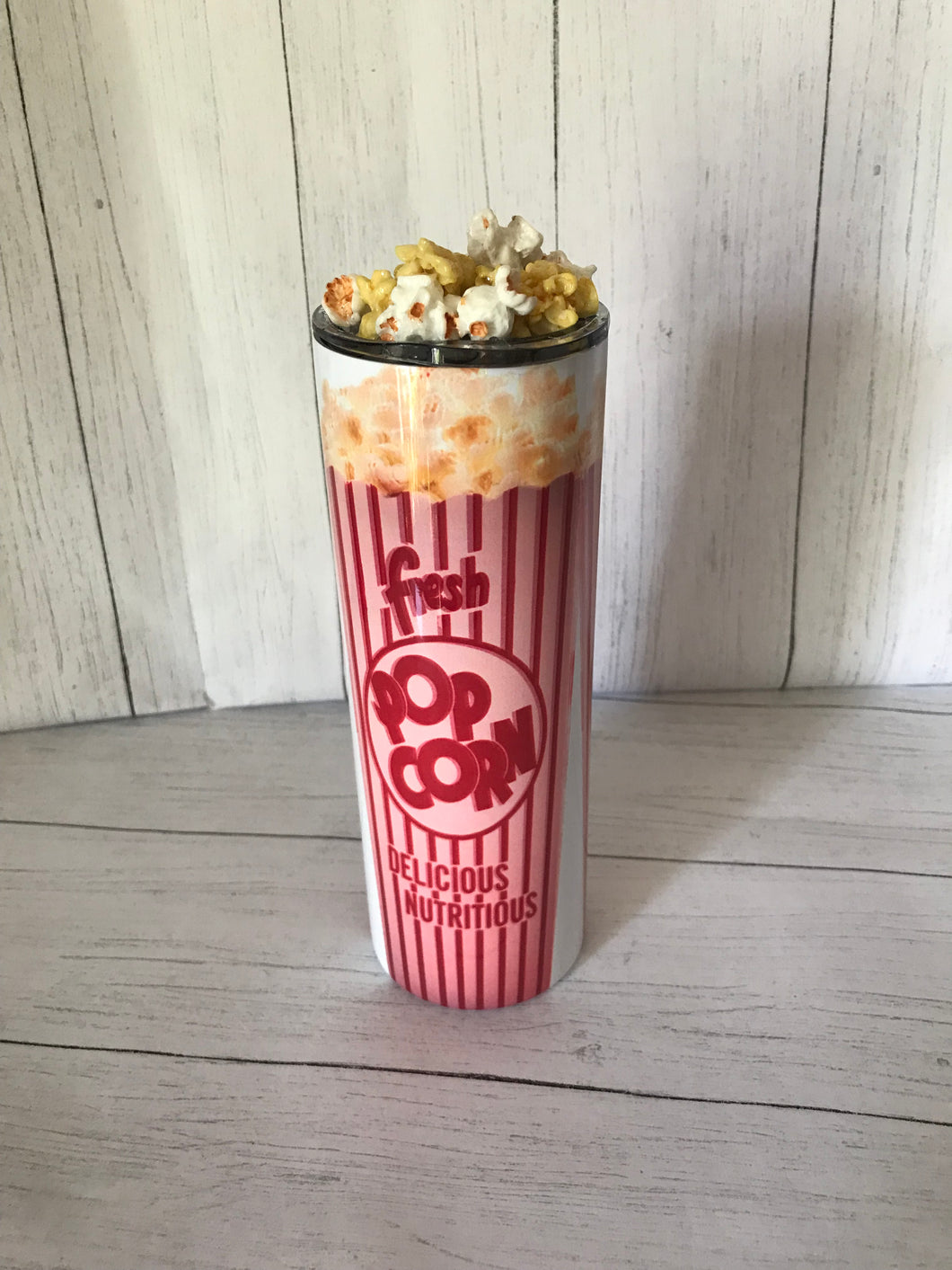 20 oz Popcorn Tumbler with Faux Popcorn $30.00