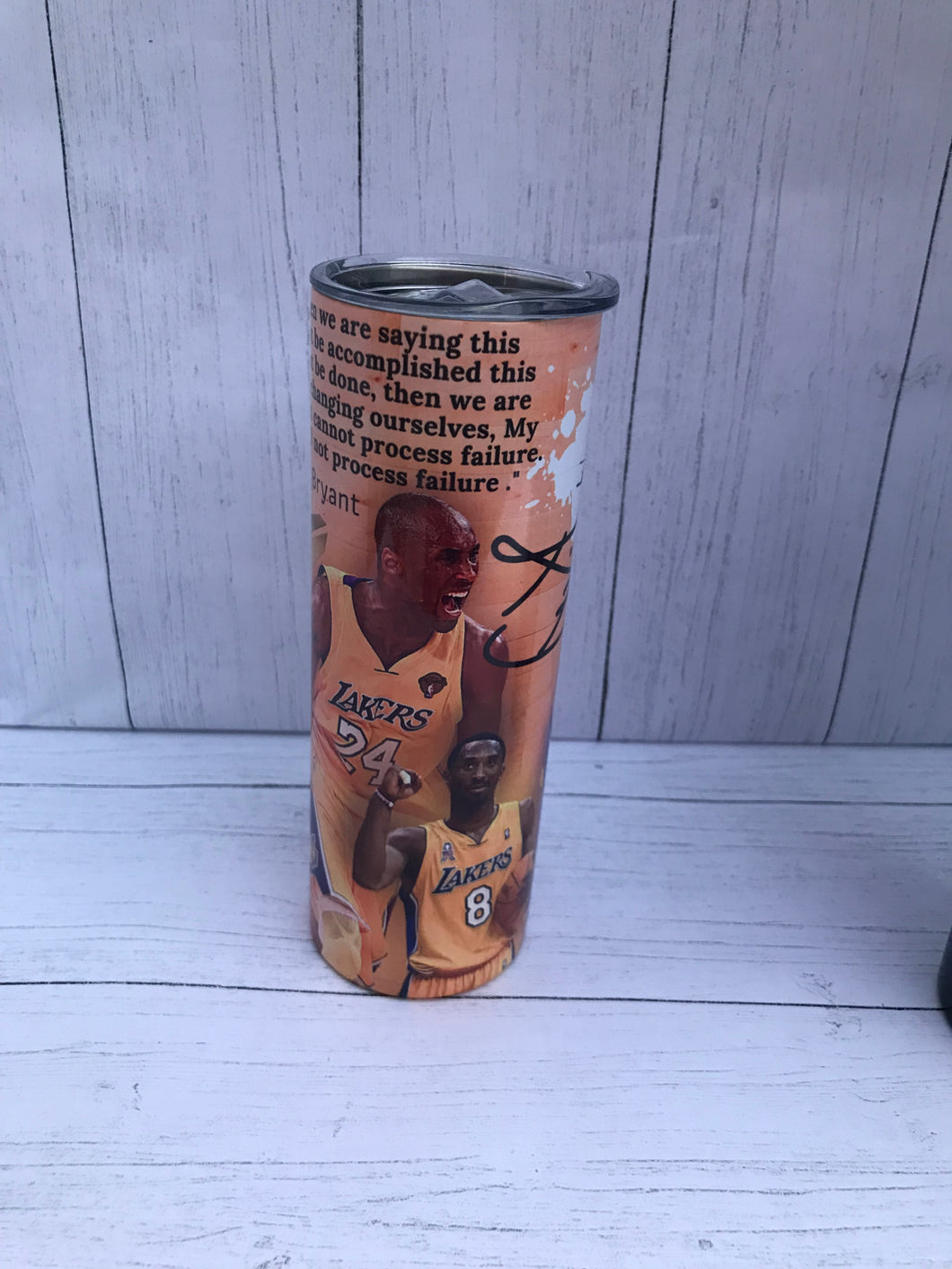 20 oz Kobe Bryant Tumbler